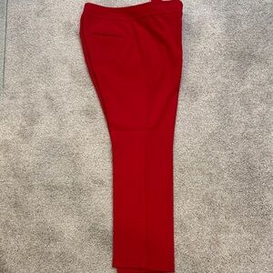 Ann Taylor Vibrant Red Women's Trousers